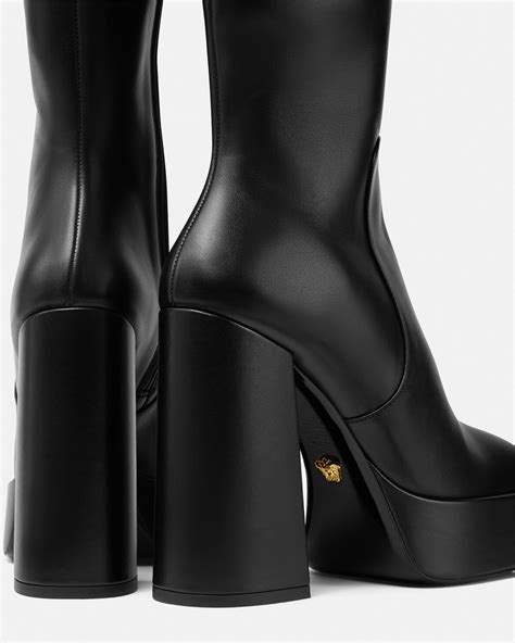 versace tactical boots|Versace aevitas platform boots.